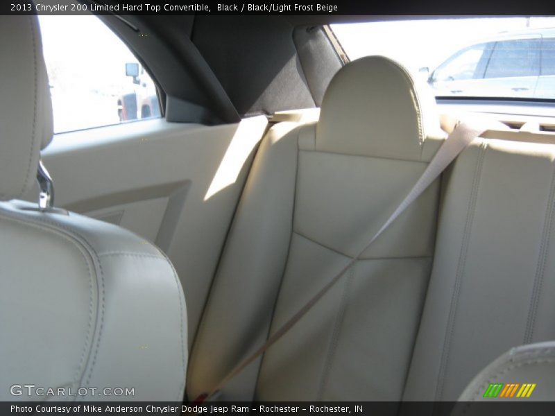 Black / Black/Light Frost Beige 2013 Chrysler 200 Limited Hard Top Convertible
