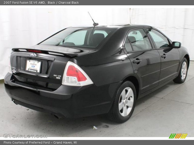 Black / Charcoal Black 2007 Ford Fusion SE V6 AWD