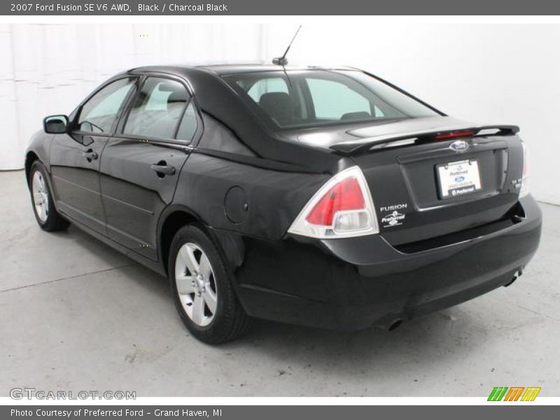Black / Charcoal Black 2007 Ford Fusion SE V6 AWD