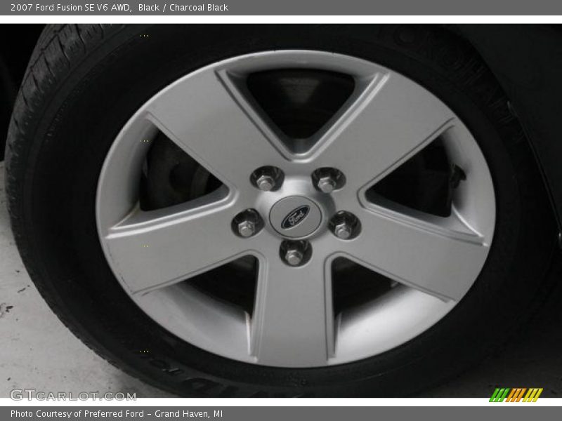 Black / Charcoal Black 2007 Ford Fusion SE V6 AWD