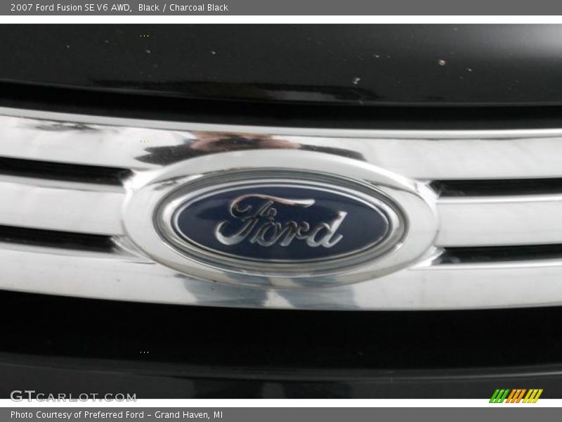 Black / Charcoal Black 2007 Ford Fusion SE V6 AWD