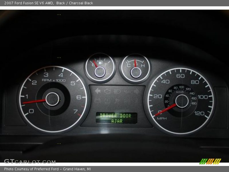 Black / Charcoal Black 2007 Ford Fusion SE V6 AWD