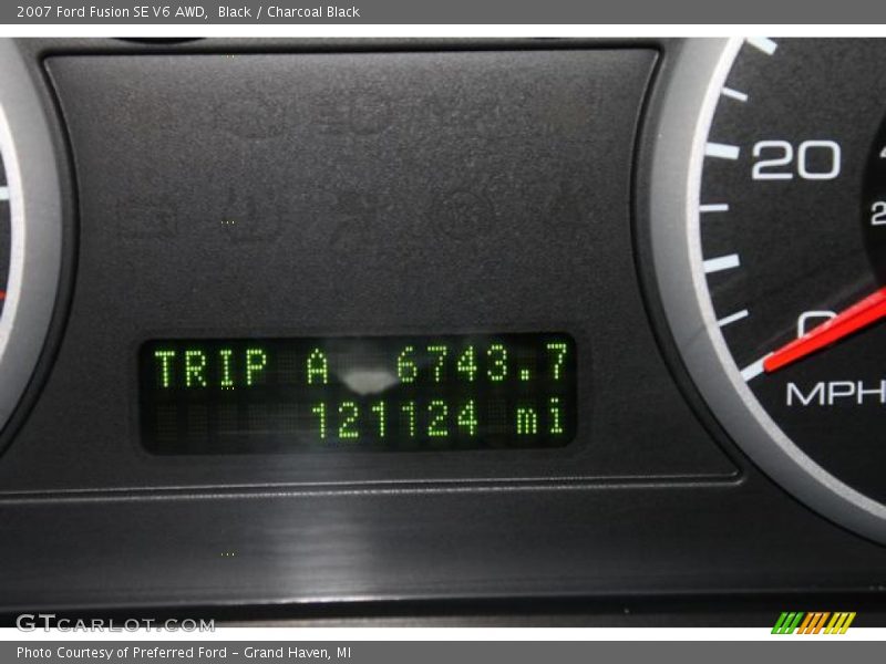 Black / Charcoal Black 2007 Ford Fusion SE V6 AWD