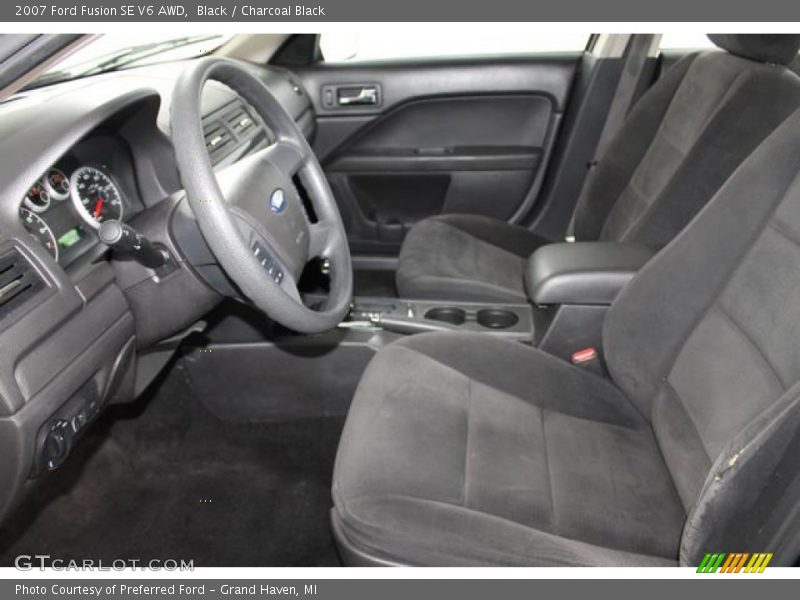 Black / Charcoal Black 2007 Ford Fusion SE V6 AWD