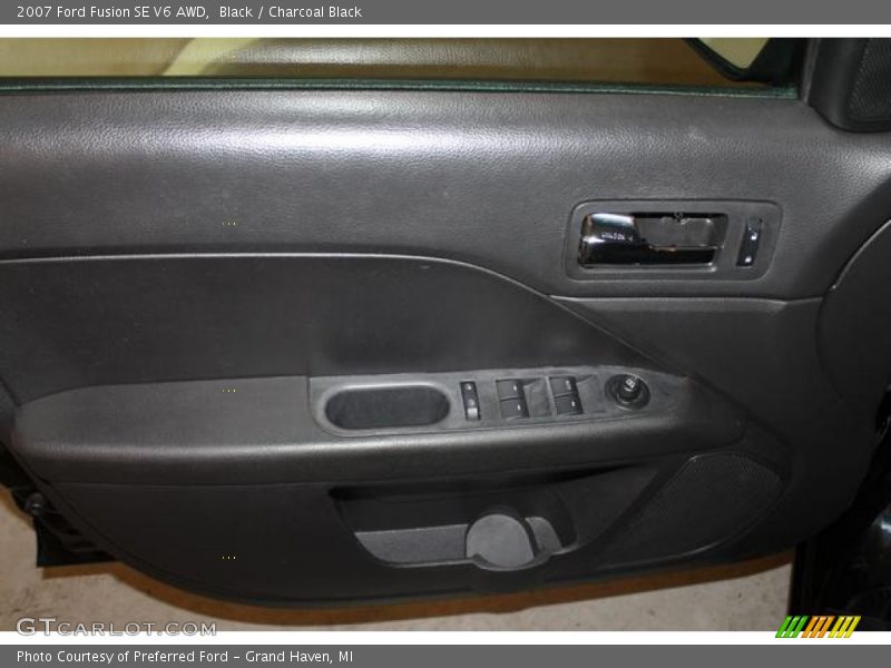 Black / Charcoal Black 2007 Ford Fusion SE V6 AWD