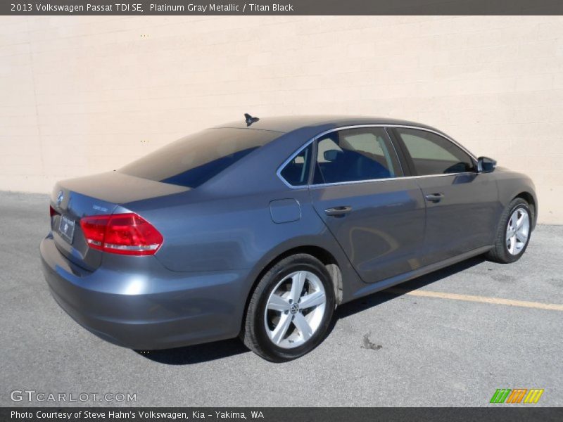 Platinum Gray Metallic / Titan Black 2013 Volkswagen Passat TDI SE