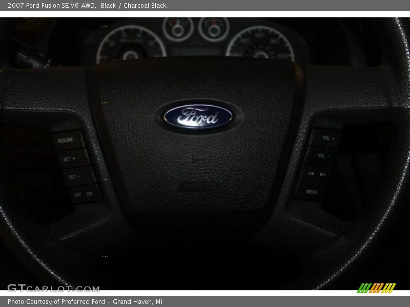 Black / Charcoal Black 2007 Ford Fusion SE V6 AWD