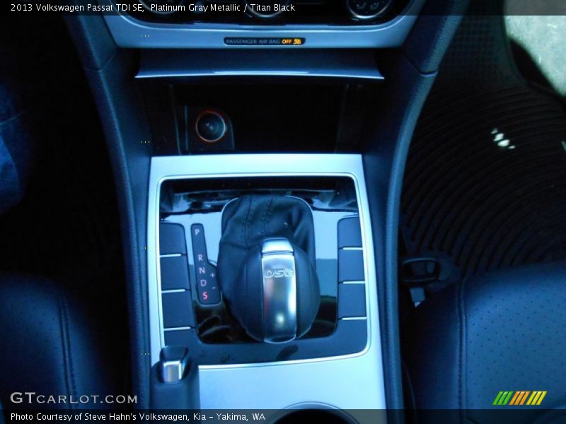 Platinum Gray Metallic / Titan Black 2013 Volkswagen Passat TDI SE