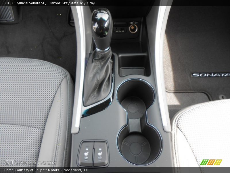 Harbor Gray Metallic / Gray 2013 Hyundai Sonata SE