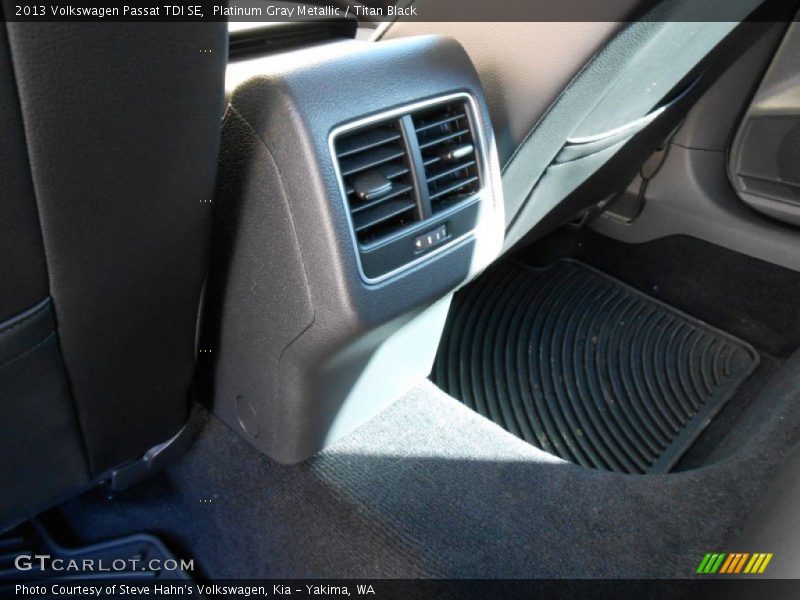 Platinum Gray Metallic / Titan Black 2013 Volkswagen Passat TDI SE