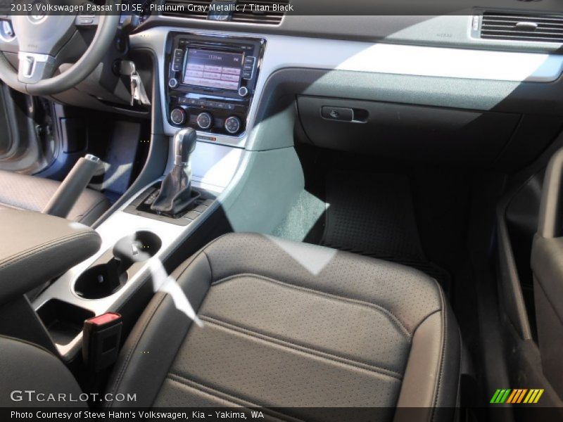 Platinum Gray Metallic / Titan Black 2013 Volkswagen Passat TDI SE