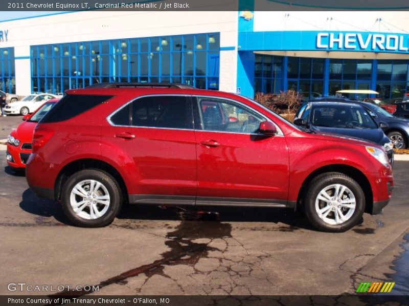 Cardinal Red Metallic / Jet Black 2011 Chevrolet Equinox LT