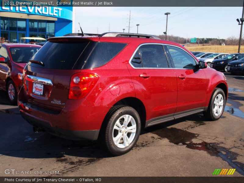 Cardinal Red Metallic / Jet Black 2011 Chevrolet Equinox LT