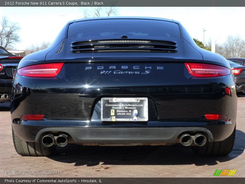 Exhaust of 2012 New 911 Carrera S Coupe