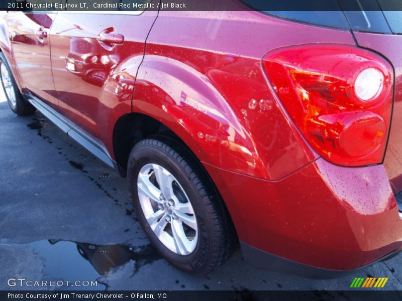 Cardinal Red Metallic / Jet Black 2011 Chevrolet Equinox LT