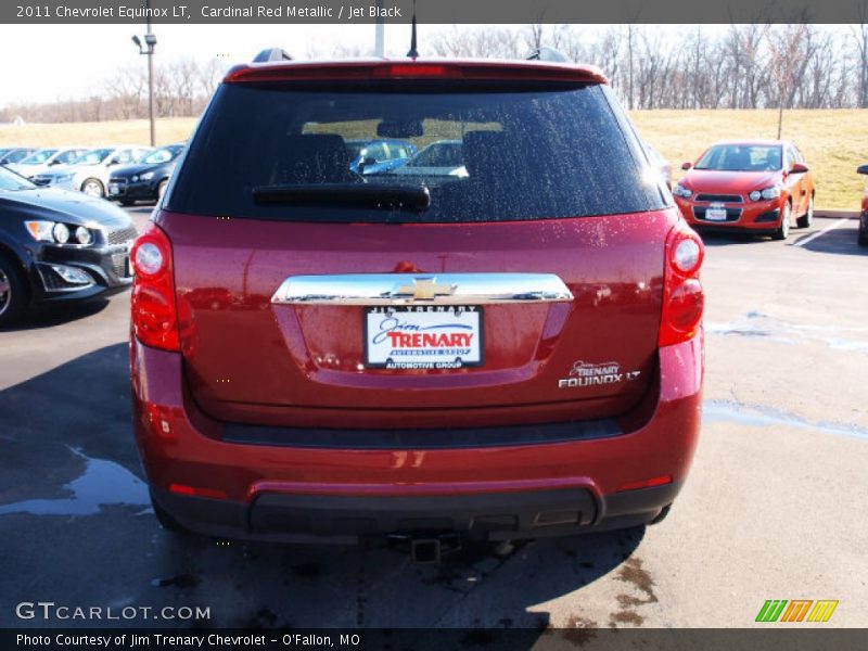 Cardinal Red Metallic / Jet Black 2011 Chevrolet Equinox LT