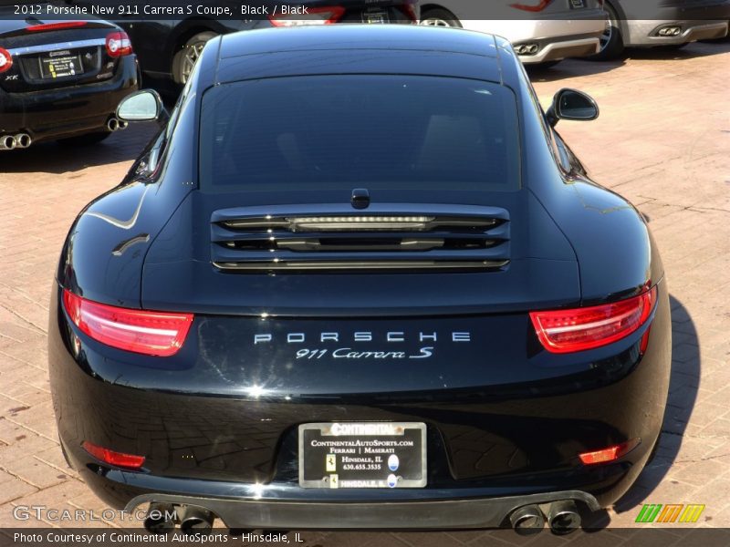 Black / Black 2012 Porsche New 911 Carrera S Coupe