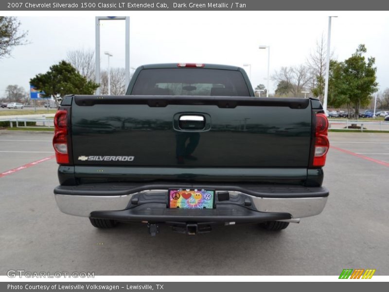 Dark Green Metallic / Tan 2007 Chevrolet Silverado 1500 Classic LT Extended Cab