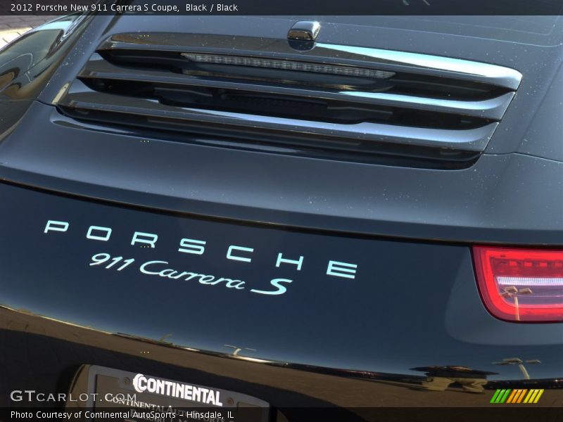 Black / Black 2012 Porsche New 911 Carrera S Coupe