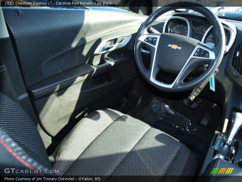 Cardinal Red Metallic / Jet Black 2011 Chevrolet Equinox LT