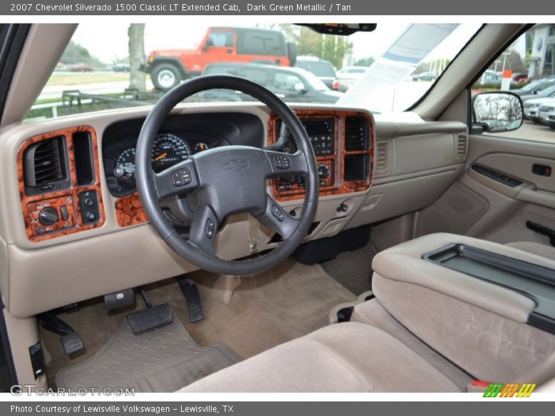 Tan Interior - 2007 Silverado 1500 Classic LT Extended Cab 