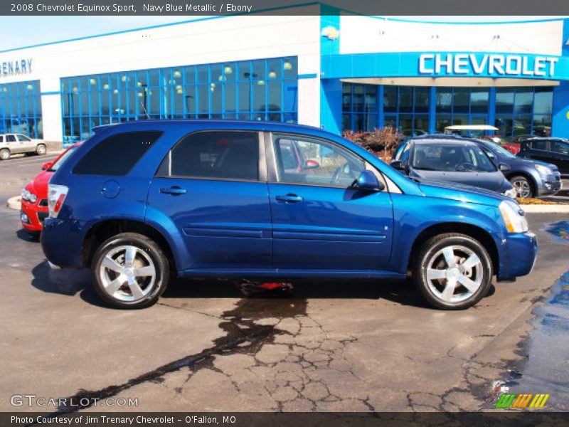 Navy Blue Metallic / Ebony 2008 Chevrolet Equinox Sport