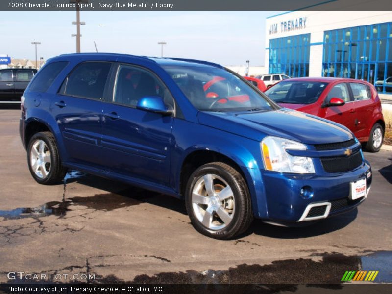 Navy Blue Metallic / Ebony 2008 Chevrolet Equinox Sport