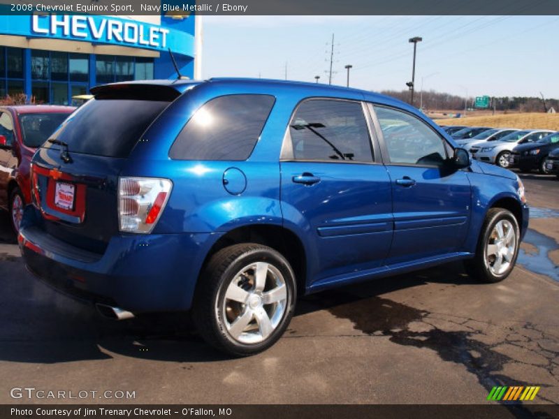 Navy Blue Metallic / Ebony 2008 Chevrolet Equinox Sport