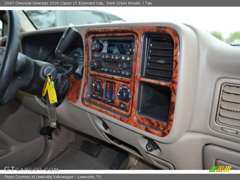 Dark Green Metallic / Tan 2007 Chevrolet Silverado 1500 Classic LT Extended Cab