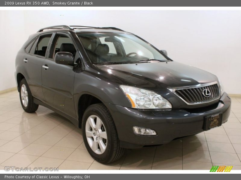 Smokey Granite / Black 2009 Lexus RX 350 AWD