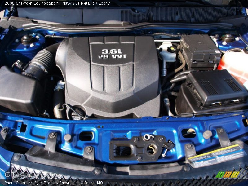 Navy Blue Metallic / Ebony 2008 Chevrolet Equinox Sport