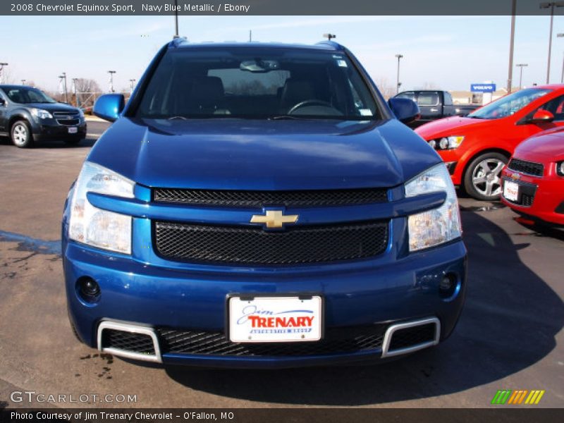 Navy Blue Metallic / Ebony 2008 Chevrolet Equinox Sport
