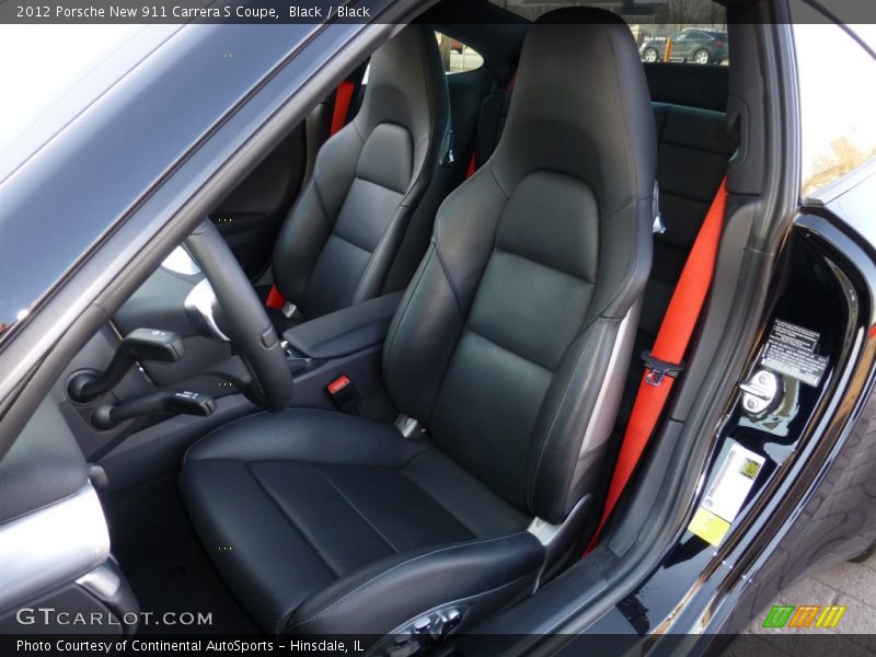 Front Seat of 2012 New 911 Carrera S Coupe
