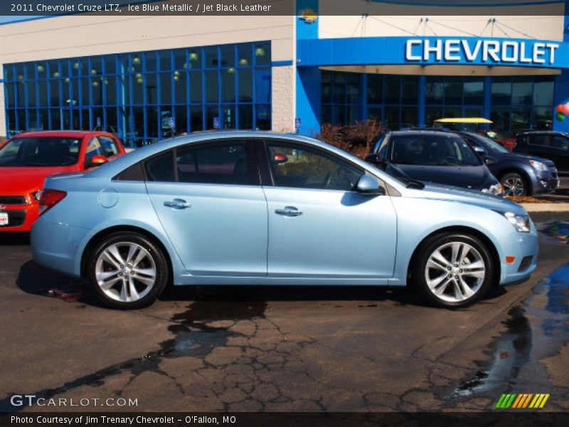 Ice Blue Metallic / Jet Black Leather 2011 Chevrolet Cruze LTZ