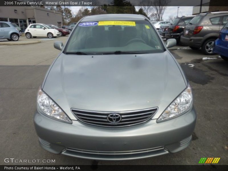 Mineral Green Opal / Taupe 2006 Toyota Camry LE