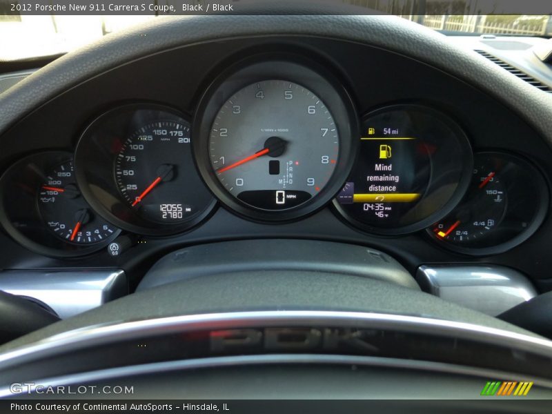  2012 New 911 Carrera S Coupe Carrera S Coupe Gauges