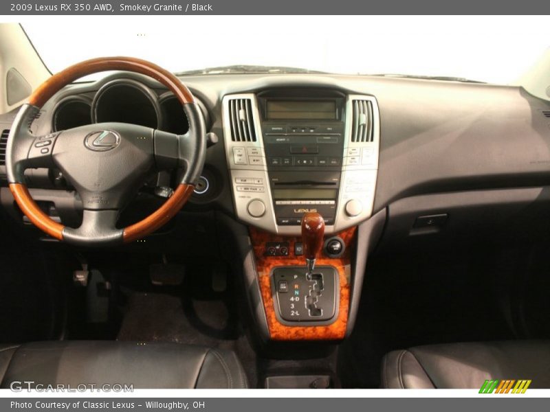 Dashboard of 2009 RX 350 AWD