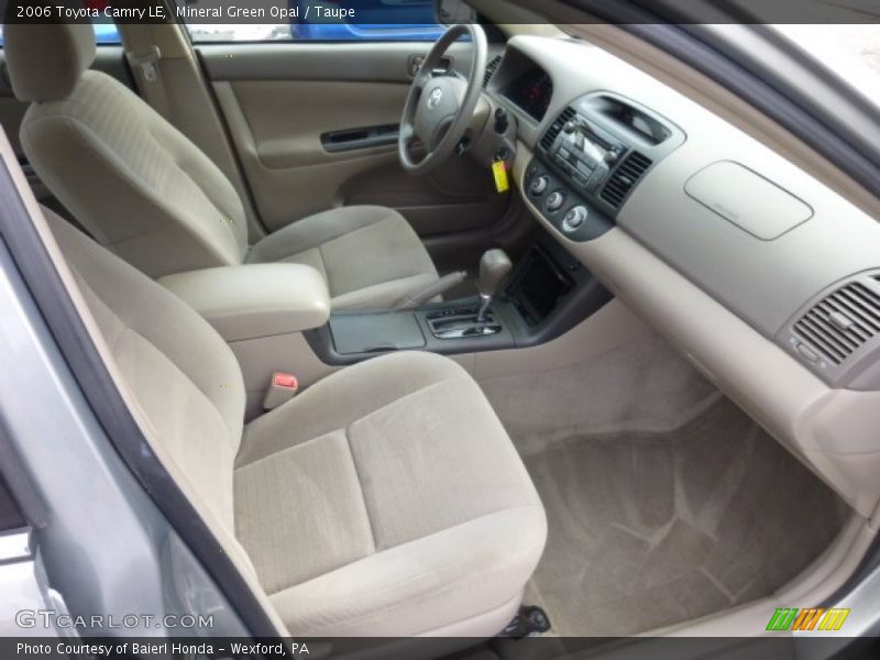Mineral Green Opal / Taupe 2006 Toyota Camry LE