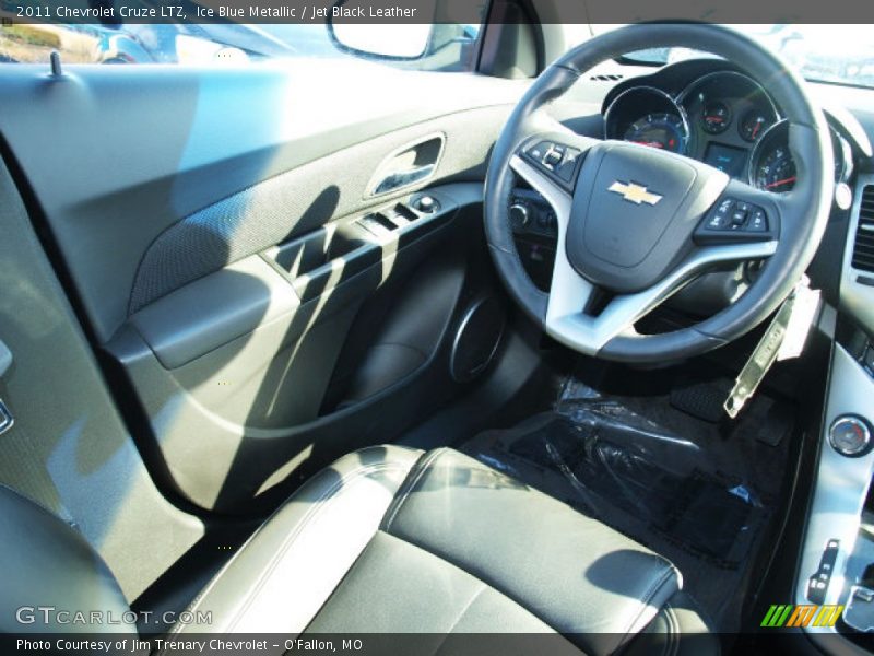 Ice Blue Metallic / Jet Black Leather 2011 Chevrolet Cruze LTZ