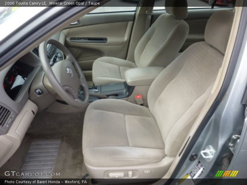 Mineral Green Opal / Taupe 2006 Toyota Camry LE