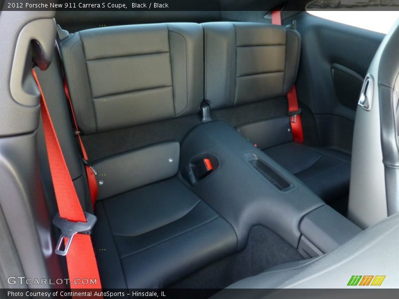 Rear Seat of 2012 New 911 Carrera S Coupe
