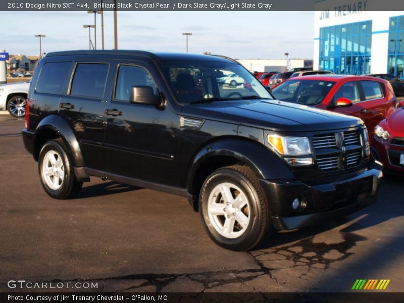 Brilliant Black Crystal Pearl / Dark Slate Gray/Light Slate Gray 2010 Dodge Nitro SXT 4x4