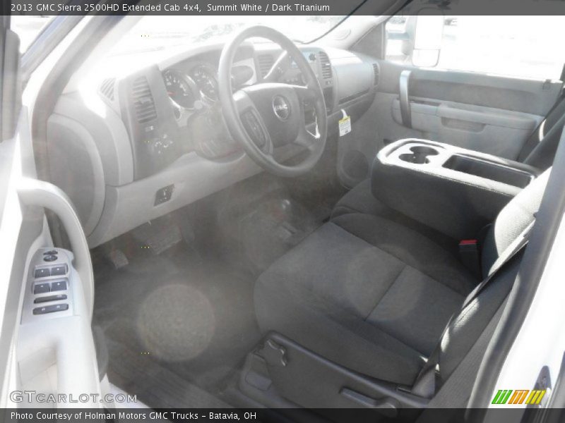Summit White / Dark Titanium 2013 GMC Sierra 2500HD Extended Cab 4x4