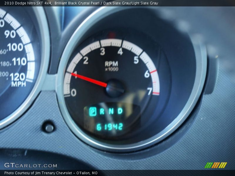 Brilliant Black Crystal Pearl / Dark Slate Gray/Light Slate Gray 2010 Dodge Nitro SXT 4x4