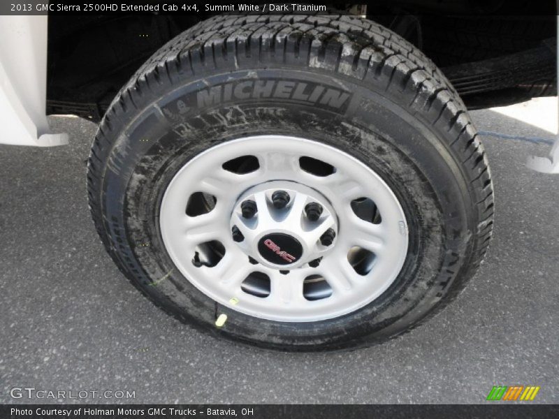 Summit White / Dark Titanium 2013 GMC Sierra 2500HD Extended Cab 4x4