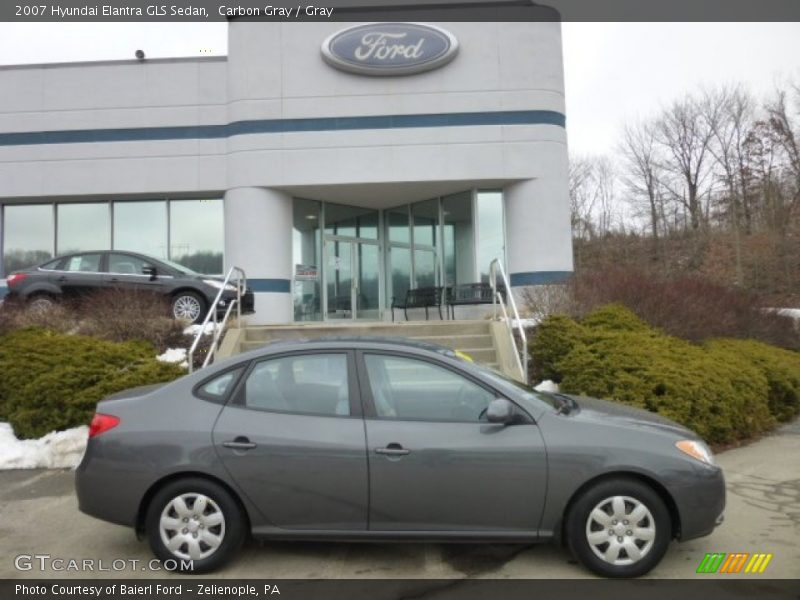 Carbon Gray / Gray 2007 Hyundai Elantra GLS Sedan