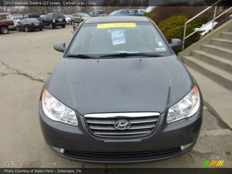 Carbon Gray / Gray 2007 Hyundai Elantra GLS Sedan