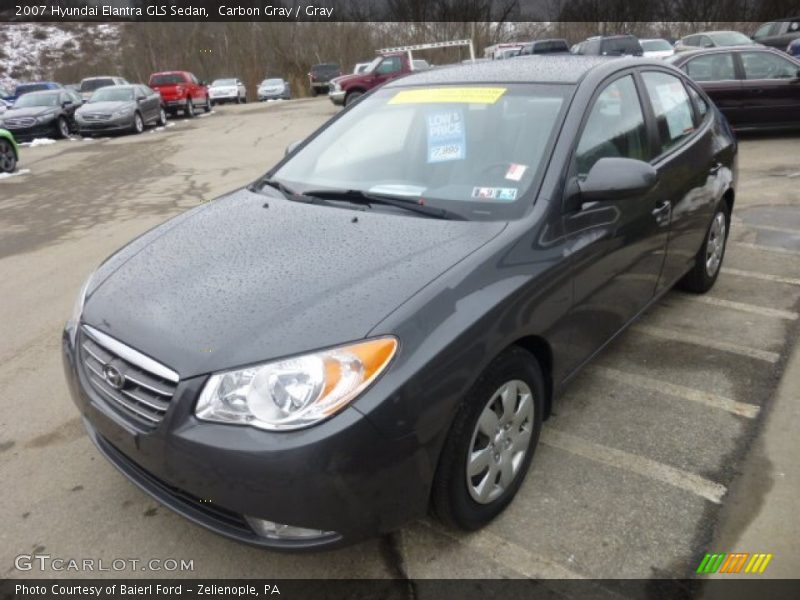 Carbon Gray / Gray 2007 Hyundai Elantra GLS Sedan