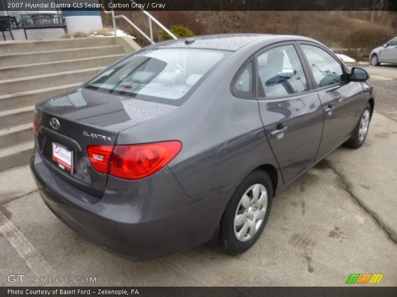 Carbon Gray / Gray 2007 Hyundai Elantra GLS Sedan