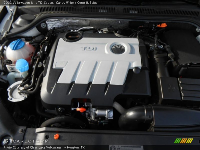 Candy White / Cornsilk Beige 2011 Volkswagen Jetta TDI Sedan